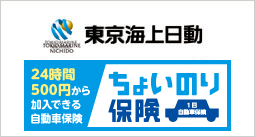 東京海上日動 ちょいのり保険